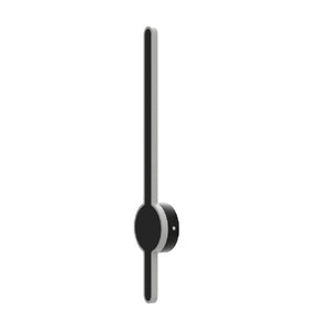 Black Steel Decorative Wall Light 16W 3000K 90cm With Circle C90