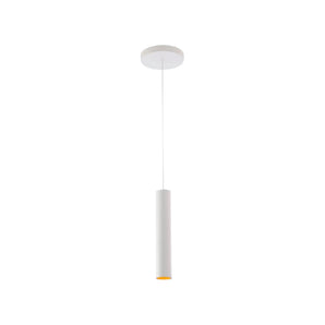Modern Cylinder Pendant Light 8W White MD1