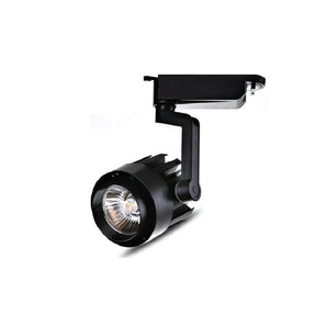 Adjustable Rectangular Track Light Wide 30W 6500K Black With Extruded Heat Sink MD1