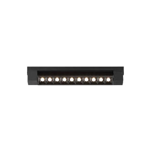 Adjustable Magnetic COB Cylindrical Linear Grill Light 12W 3000K 7cm Black
