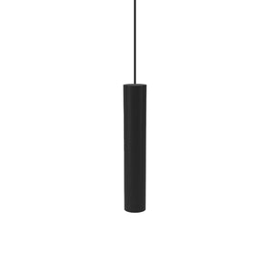 Modern Cylinder Pendant Magnetic Light 10W 4000K 20cm Black