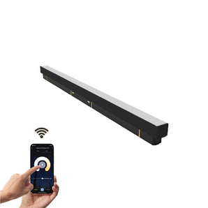 Smart Linear Magnetic Light Opal 24W CCT Dimmable 60cm Black