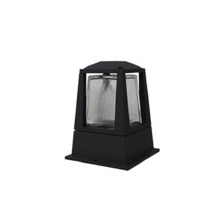 Outdoor LED Gate Light Strip Glass With E27 Base IP54 ST3 Black