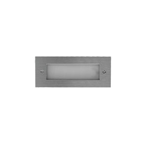 Outdoor LED Step Light Recessed Stainless Steel 5W 3000K MD2-L