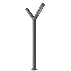 Outdoor LED Pole Light 2 Sides 2x30W 3000K IP54 300cm