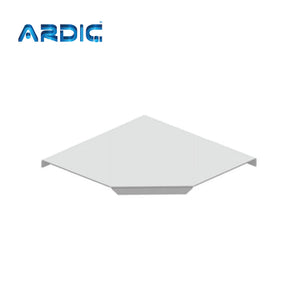 90Á Horizontal Bend Cover For Cable Tray, HDG, 10*100*1.0MM