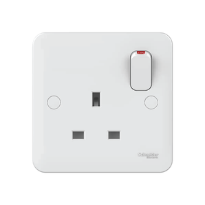 Lisse - switched socket - without instructions - 13 A - 230 V - 1 gang -white