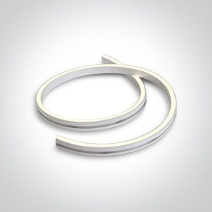 Silicon Profile Surface Mounted W=10mm D=10mm , 1m/Unit