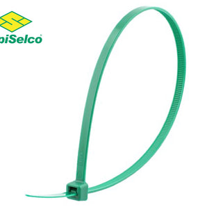 NYLONE CABLE TIE 140X3.5 MM GREEN PKT=100PCS