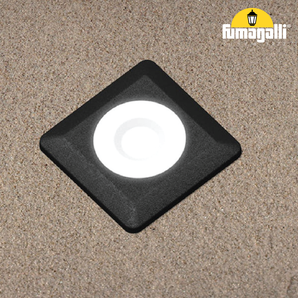 Inground Lighting, ALDO SQUARE 1.7W 3000K 11x5 cm Base G9 IP67.