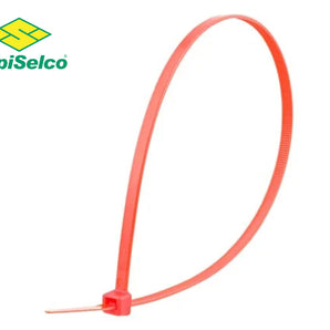 NYLONE CABLE TIE 140X3.5 MM RED PKT=100PCS