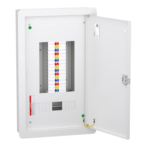 VTPN Distribution board, DBSeT, 30 module, 125A Modular incomer, IP41, Flush