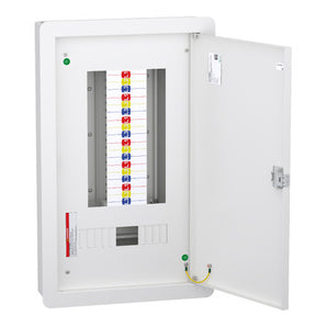 VTPN Distribution board, DBSeT, 36 module, 125A Modular incomer, IP41, Flush