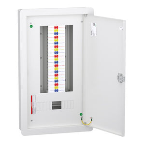 VTPN Distribution board, DBSeT, 42 module, 125A Modular incomer, IP41, Flush
