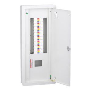 VTPN Distribution board, DBSeT, 48 module, 250A NSX incomer, IP41, Flush