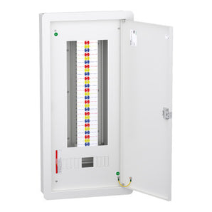 VTPN Distribution board, DBSeT, 54 module, 125A Modular incomer, IP41, Flush