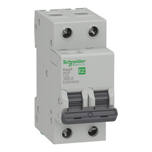 Easy9 miniature circuit breaker- 2P - 32 A - C curve - 6000 A - 230 V
