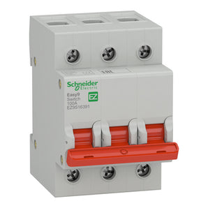 Easy9 switch disconnector - 3P - 100 A - 400 V