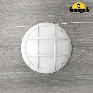 Bulkhead Lighting, GELMI-GR 9x31.3 cm E27 Base IP66.