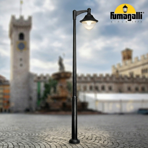 Garden Pole Lighting, EKTOR 2500 MIDIPILAR/VIVI 400 1L 30W 275 cm Base E27 IP65 CCT.