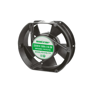 Axial Fan, 17.2x15x5.1 cm, 110VAC