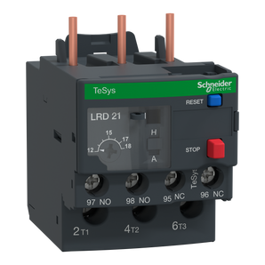 Thermal overload relay,TeSys Deca,12-18A,1NO+1NC,class 10A,screw clamp