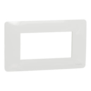 Cover frame, New Unica, 1 gang, 4 modules, white