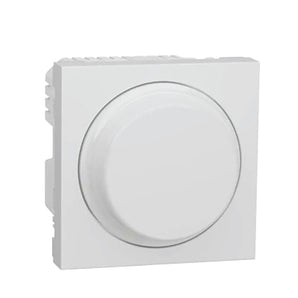 New Unica - dimmer - rotary push type - white