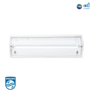 Philips Emergency Light Led Bulkhead Wall Mounted, 3.5w, 150lm, 6500k, Ip65, 180min, Maintained/Nonmaintained