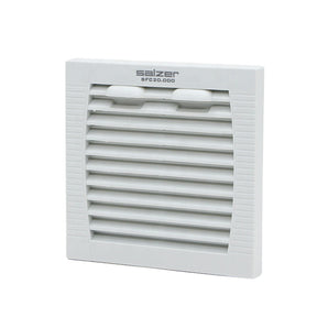 Plastic Fan Shutter (Filter) 25.8X25.8 cm, RAL7035