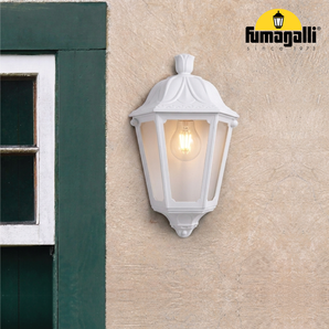 Garden Half Lantern Lighting, IESSE 35x22 cm E27 Base IP55
