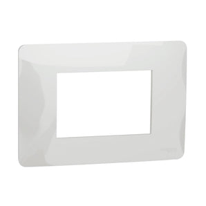 Cover frame, New Unica, 1 gang, 3 modules, white