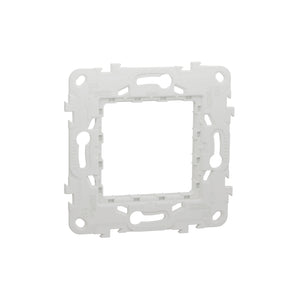 Fixing frame, New Unica, plastic, 2 modules, 1 gang