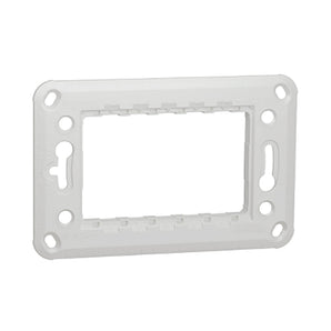 New Unica, fixing frame, plastic, 3 modules 1 gang