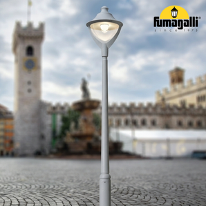 Garden Pole Lighting, EKTOR 2500/BEPPE 400, 30W 306x48 cm E27 Base CCT