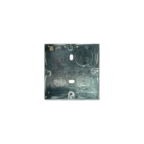 GI Switch Box With Adj Lug And Brass Earth Terminal 72x72x35x1.1 mm