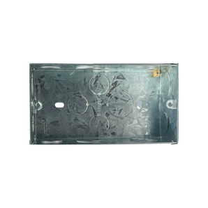 GI Switch Box With Adj Lug And Brass Earth Terminal 72x132x35x1.1 mm
