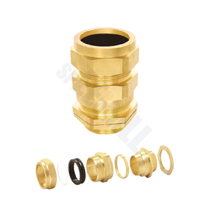 BRASS ARMOURED CABLE GLAND CW TYPE 75L SIZE