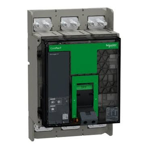 Circuit breaker, ComPacT NS800L, 150kA at 415VAC, 3P, fixed, manually operated, MicroLogic 2.0 control unit, 800A