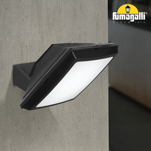 Floodlight, GIOVA/GIUSEPPE With Bracket to adjust 30x34 cm 2xBase E27 IP66
